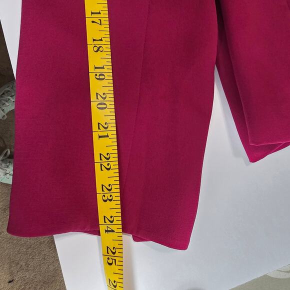 Jones Studio Blazer Women 18W Pink Fuchsia 3 Button Lined Career Jacket Preppy - Picture 12 of 12